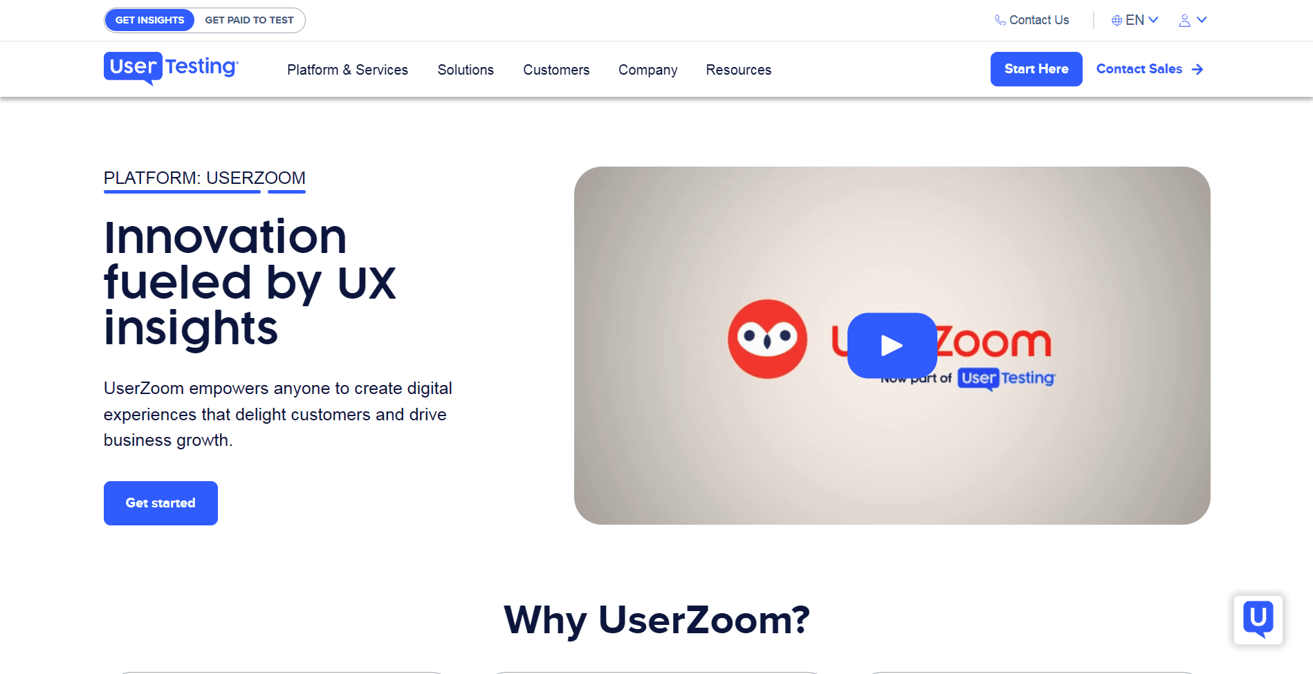 User Zoom